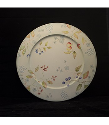 Hand-painted Wooden Plate